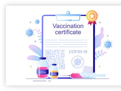 5 Covid-19 Vaccination Certificate Illustration