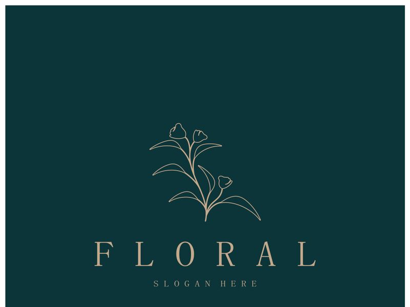 Elegant floral and leaf frame. Delicate botanical vector illustration for labels, spas, corporate identity, and wedding invitations