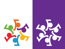 Community, network and social icon design template