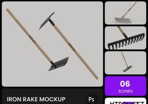 Iron Rake Mockup