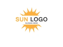Sun logo vector