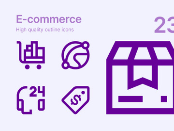 E-commerce icons preview picture