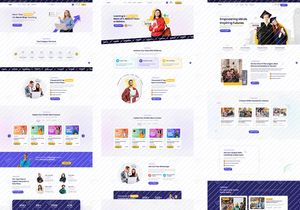 Educational Website UI/UX Design