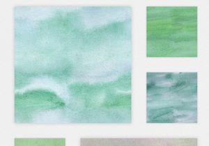 Watercolor Seamless Textures - Green Pack