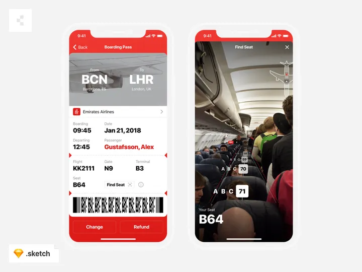 AR Boarding Pass