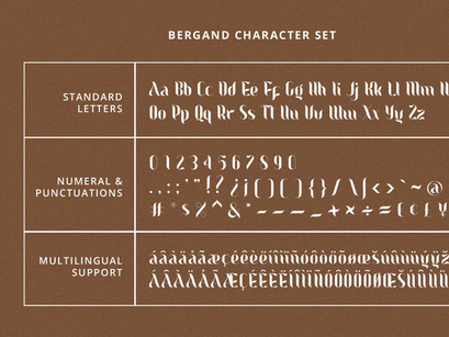 Bergand - Modern Serif Font