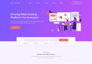 Creative Web Hosting Website Design