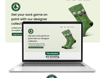 Web UI Design - Adobe XD | Socks Commercial Company preview picture