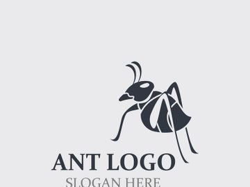 Ant logo design silhouette. Isolated animal ants on background design template vector Ant logo design silhouette. Isolated animal ants on background design template vector preview picture