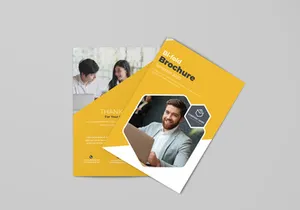 Bi-fold Brochure Design Template | Freebie