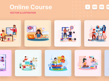M156_Online Course Illustrations preview picture