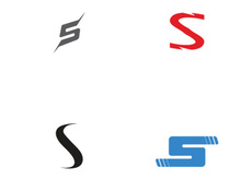 Initial letter S element abstract logo.