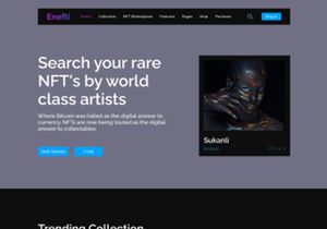 NFT- Marketplace lending Page