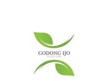 Logos of green leaf ecology