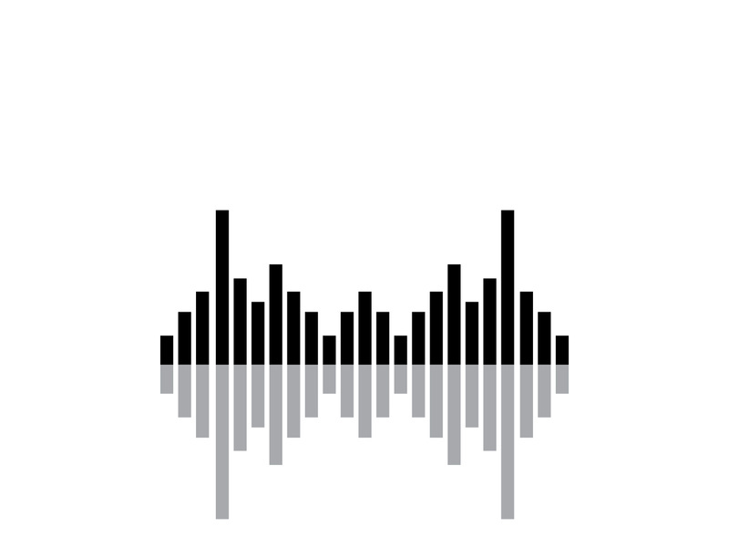 Equalizer Sound waves vector illustration design template