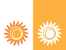 Sun vector illustration icon logo template design