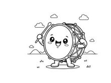 Cute sun character holding itself vector illustration flat design