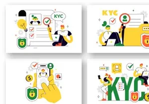 10 KYC Vector Illustration