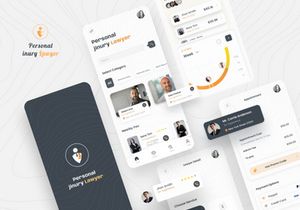 Personal Injury Lawyer App Design