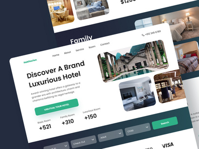 Habitación - Booking Hotel Landing Page