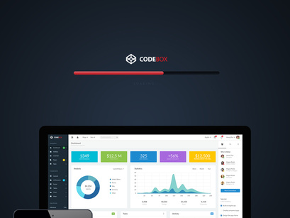 CodeBox – Admin Dashboard UI