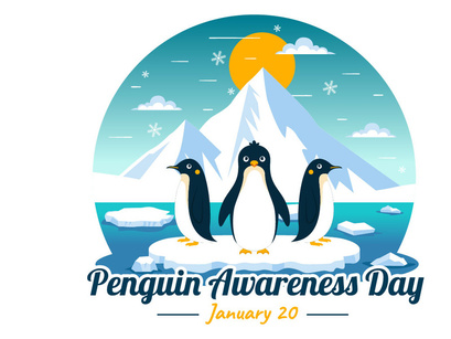 10 Penguin Awareness Day Illustration