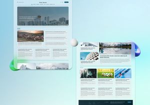 News Website Landing Page