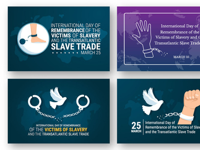 13 Remembrance of the Victims of Slavery and Slave Trade Illustration