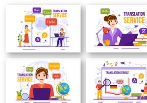 15 Translation Service Illustration