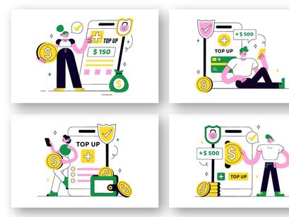 10 Top Up Balance Illustration