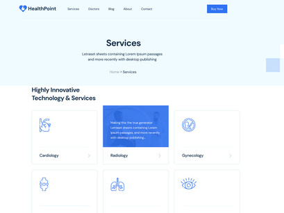 Healthpoint Pro NextJs Medical and Healthcare Website Template