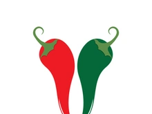Red hot natural chili icon vector illustration