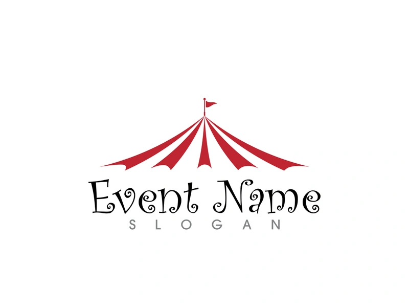 Circus element icon illustration