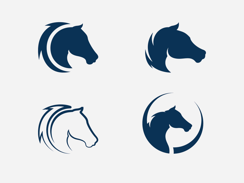 Horse Logo Template Vector illustration design