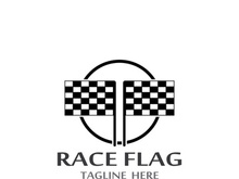 Race flag logo