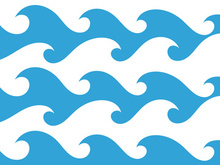 Abstract Water wave design background