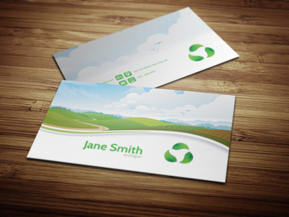 Ecology Business Card Template
