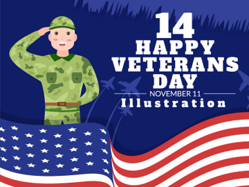 14 Veterans Day Design Illustration preview picture