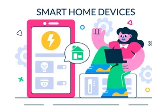 10 Smart Home Devices Illustration