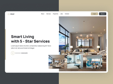 Creative Find Property Hero Header preview picture
