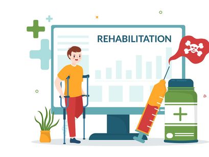 10 Rehabilitation or Physiotherapy Illustration