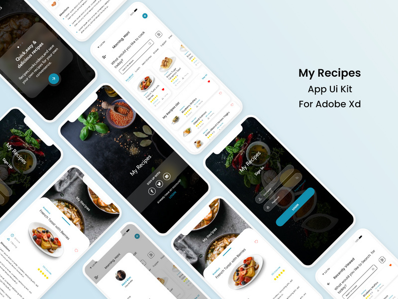 My Recipes App Design