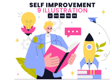 9 Self Improvement Illustration preview picture