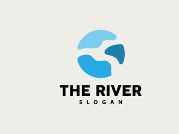 River Logo Design River Creek Vector preview picture