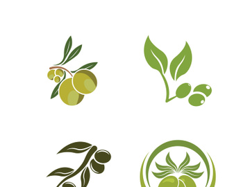 Extra virgin olive oil logo icon design vector illustration preview picture