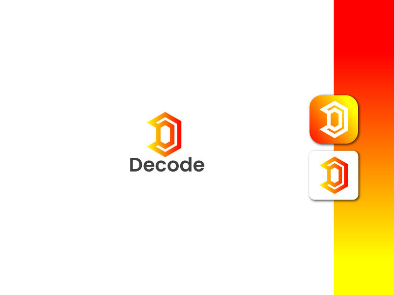 Lettermark Logo - Letter D Logo - Gradient Logo - Business Logo Design