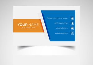 10 Double-sided creative and modern business card template. Vector illustration