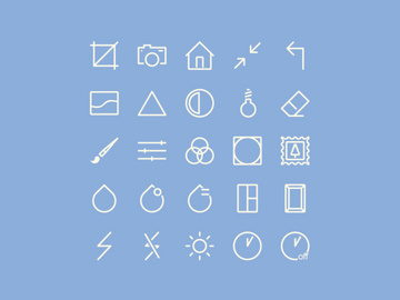 Image Editing Icons preview picture