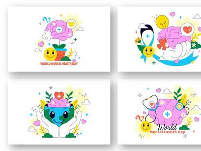 10 World Mental Health Day Illustration