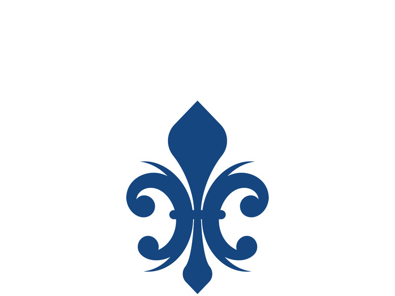 Fleur de lis vector icon